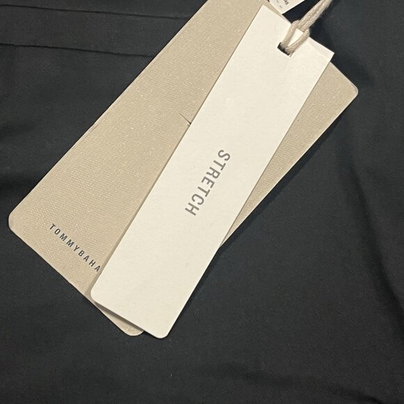 Tommy Bahama Pants Boracay Solid Flat Front Black BT115496 50x32 50 Waist NWT - Picture 6 of 9